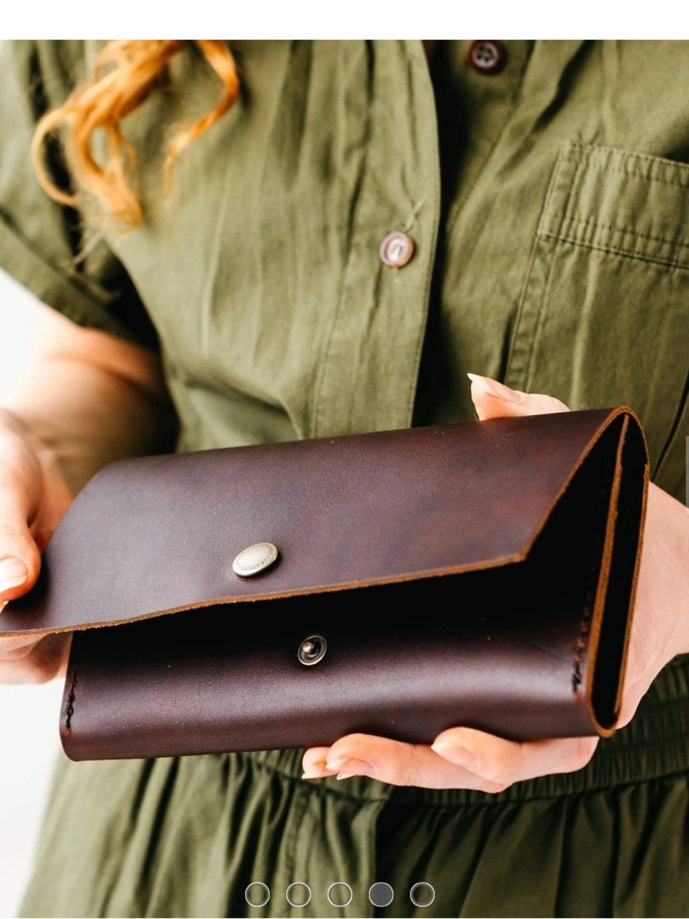 Portland Leather Brown Rancher Wallet - Picture 9 of 15